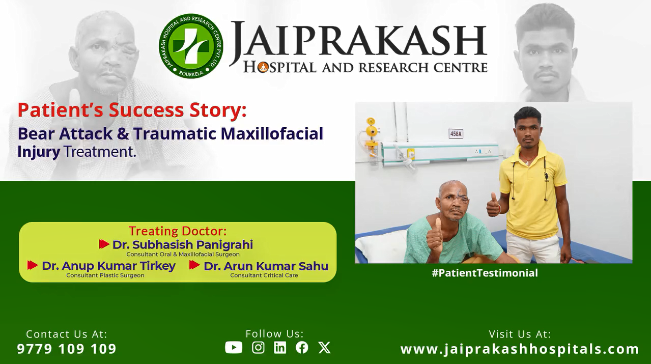 Patient's Success Story: Bear Attack & Traumatic Maxillofacial Injury Treatment