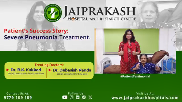 Severe Pneumonia Treatment Mary Toppo's road to recovery under the expert care of Dr. B.K. Kakkad