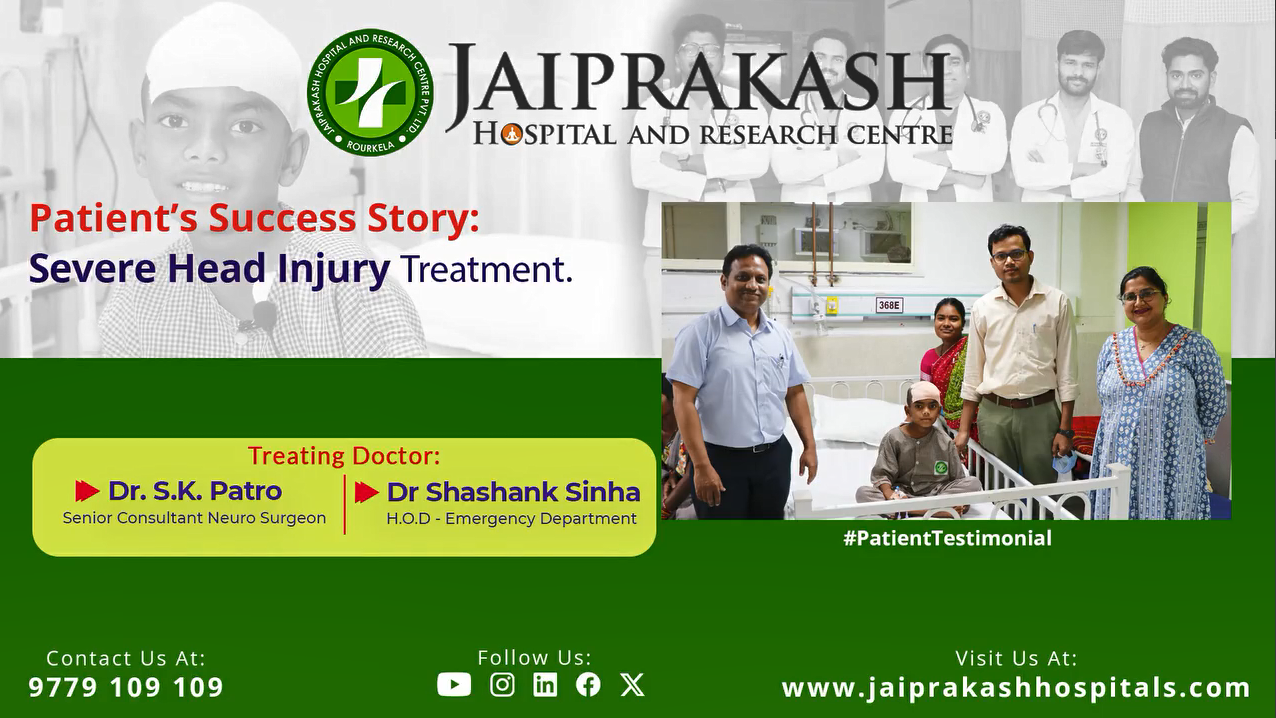 Samaraj Barla’s Remarkable Recovery with Dr. Susanta Patro & JP Hospital Team 