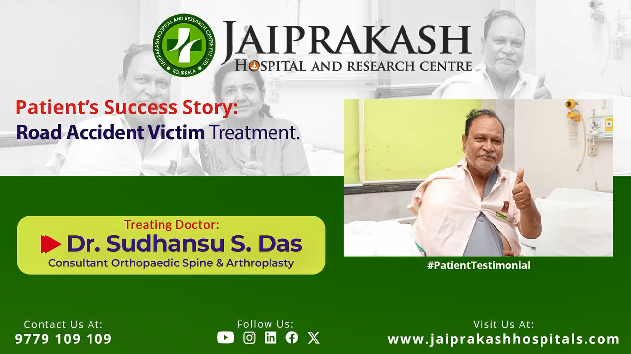 Mr. Jai Kumar Agarwal’s Inspiring Recovery with Dr. Sudhansu Das at JP Hospital